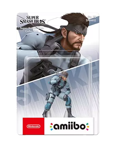 Figura Amiibo Solid Snake (Serie SSB)