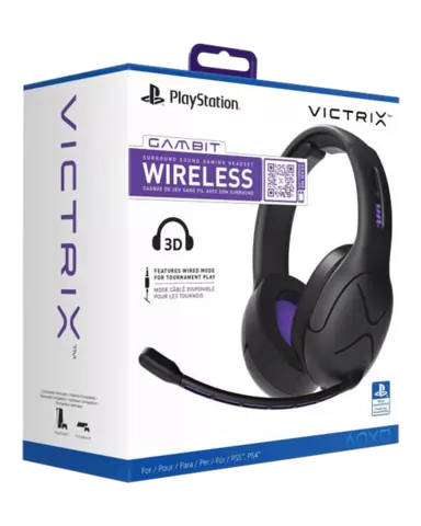 Victrix Gambit Wireless Auricular Gaming Licenciado  (PS4/5)