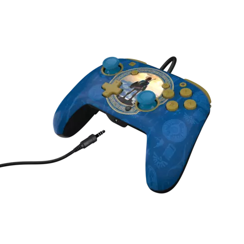 Comprar Rematch Wired Controller Zelda Hyrule Blue Licenciado Switch