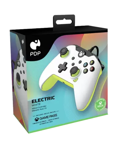 Comprar Mando Electric White Blanco/Verde Lima Licenciado con Cable Xbox Series