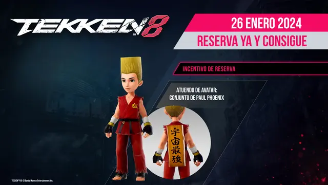 DLC Atuendo de Avatar: conjunto de Paul Phoenix - Tekken 8 Xbox