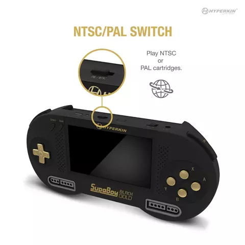 Comprar Consola SupaBoy Portatil Super NES/Famicom - Black Gold Estándar