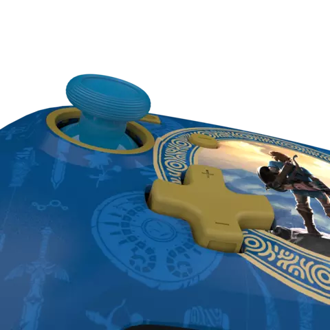 Comprar Rematch Wired Controller Zelda Hyrule Blue Licenciado Switch