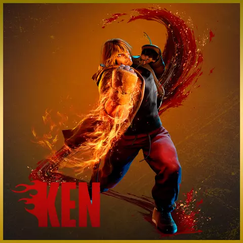 Shikishi Exclusivo de Ken - Street Fighter 6