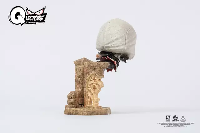 Reservar Figura Ezio Leap of Faith Estatua PVC Qlectors Assassin's Creed 15 cm Figuras de Videojuegos