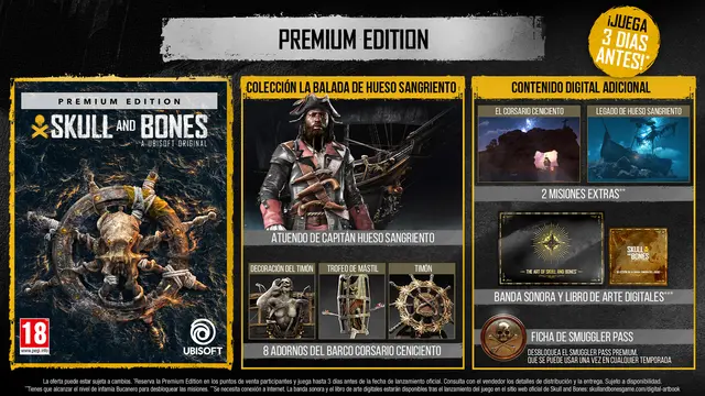 Comprar Skull & Bones Premium Edition PS5 Premium