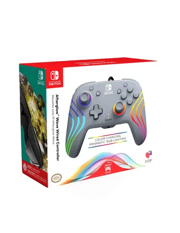 Comprar Afterglow Wave Wired Controller Grey Switch Gris