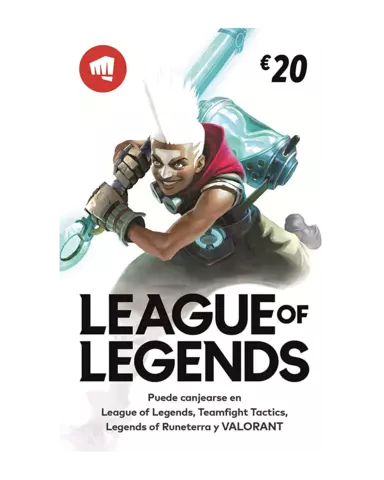 Tarjeta Prepago League of Legends (Riot Games) Digital Code 20 EUR