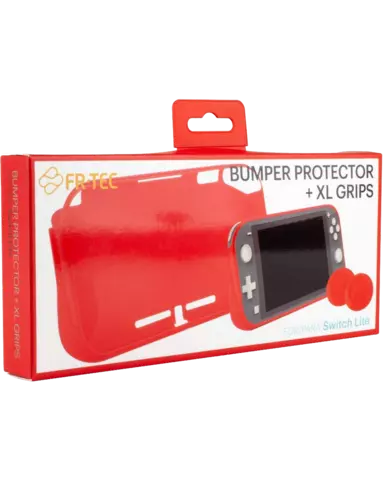 Kit Protector Bumper + 2 Grips para Nintendo Switch lite