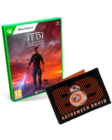 Comprar Star Wars Jedi: Survivor + Cartera Billetera BB8 Star Wars Xbox Series Pack Billetera