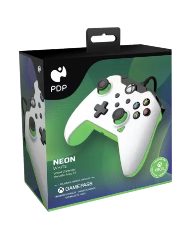 Comprar Mando Neon White Blanco/Verde Licenciado con Cable + Auriculares Gaming LVL1 Blanco Camo Xbox Series