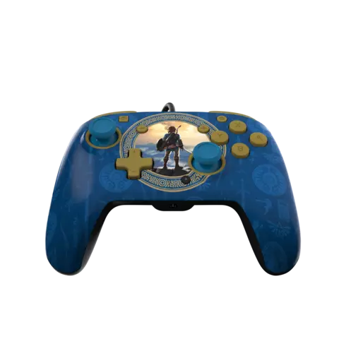 Comprar Rematch Wired Controller Zelda Hyrule Blue Licenciado Switch