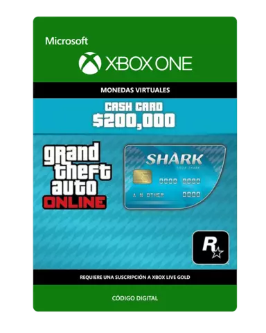 Comprar Grand Theft Auto V: Tiger Shark Cash Card Xbox One Xbox Live
