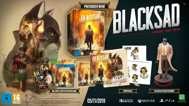 Comprar Blacksad: Under the Skin Edición Coleccionista Switch Coleccionista