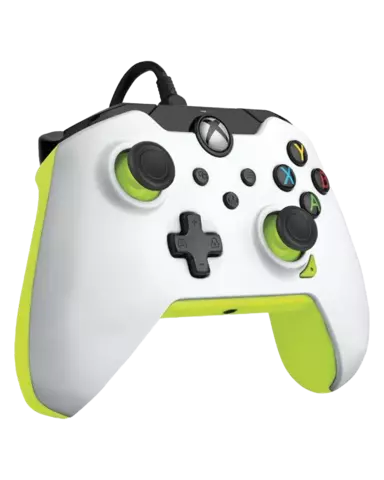 Comprar Mando Electric White Blanco/Verde Lima Licenciado con Cable Xbox Series