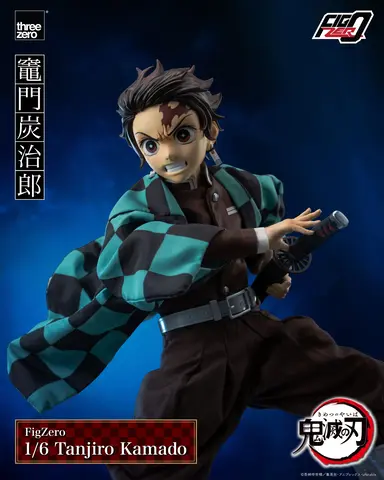 Reservar Figura Tanjiro Kamado Demon Slayer FigZero ThreeZero 27cm Figuras de Videojuegos Estándar