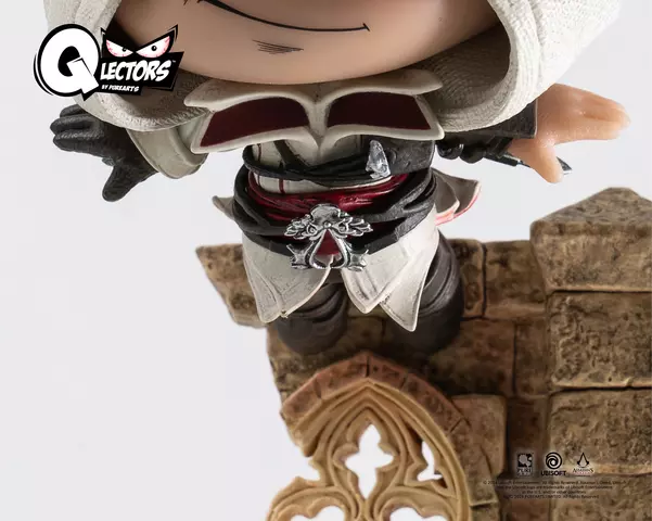 Reservar Figura Ezio Leap of Faith Estatua PVC Qlectors Assassin's Creed 15 cm Figuras de Videojuegos