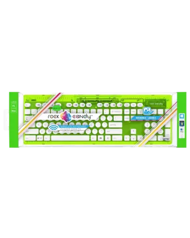 Teclado Wireless Rock Candy Verde Lima PC Mac