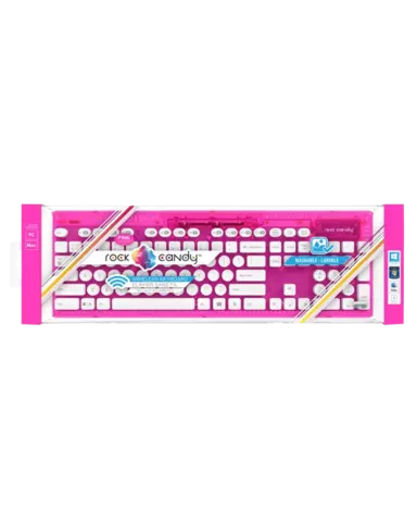 Teclado Wireless Rock Candy Rosa PC Mac
