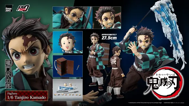 Reservar Figura Tanjiro Kamado Demon Slayer FigZero ThreeZero 27cm Figuras de Videojuegos Estándar