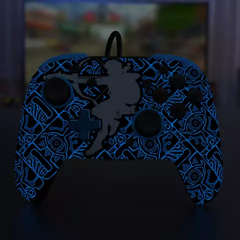 Comprar Mando con Cable Link Remath Glow TLOZ + Funda Link Glow Deluxe Travel Case TLOZ  Switch