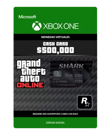Comprar Grand Theft Auto V: Bull Shark Cash Card Xbox One Xbox Live