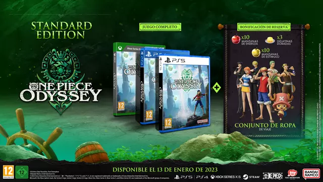 DLC - Conjunto de ropa de viaje - One Piece Odyssey