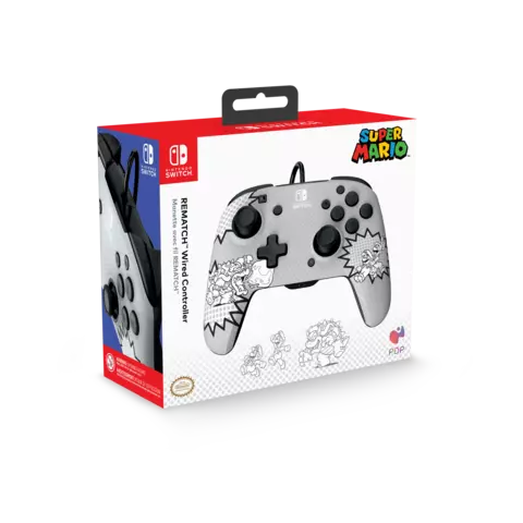 Comprar Rematch Wired Controller Comic Strip Licenciado Switch