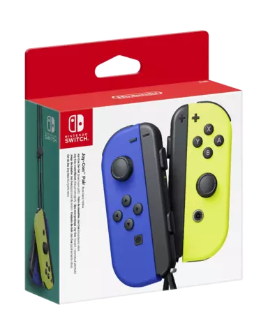 Mando Joy-Con - Azul / Amarillo Neon