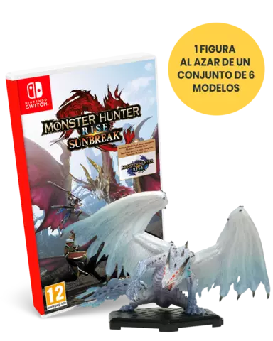Comprar Monster Hunter Rise: Sunbreak + Figura Monster Hunter Vol.12 al Azar Switch Pack Figura Vol.12