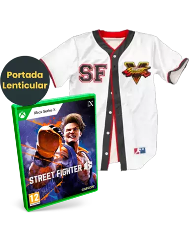 Comprar Street Fighter 6 Edición Lenticular + Camiseta Blanca Street Fighter V Talla M Xbox Series Pack Camiseta Blanca Talla M