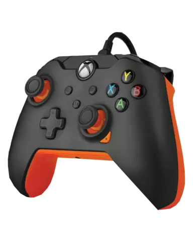 Comprar Mando Atomic Black Negro/Naranja Licenciado con Cable Xbox Series