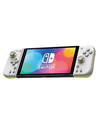 Comprar Mando Hori Split Pad Compct Blanco y Amarillo Switch