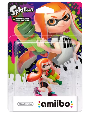 Figura Amiibo Splatoon Girl (Serie Splatoon)