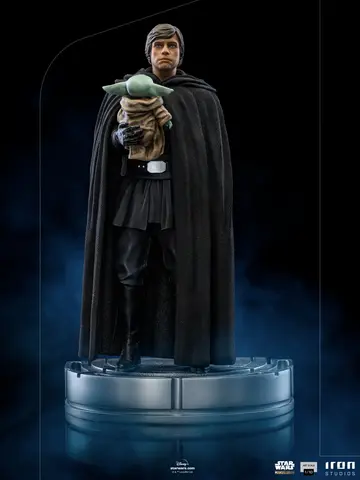 Figura Art Scale Star Wars The Mandalorian Luke Skywalker Y Grogu The Child