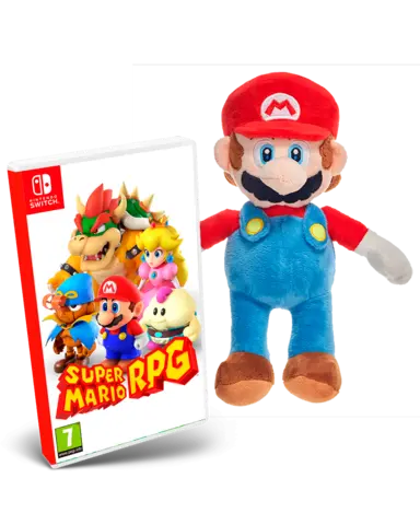 Comprar Super Mario RPG + Peluche Mario 22 cm Switch Pack Peluche