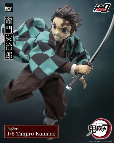 Reservar Figura Tanjiro Kamado Demon Slayer FigZero ThreeZero 27cm Figuras de Videojuegos Estándar