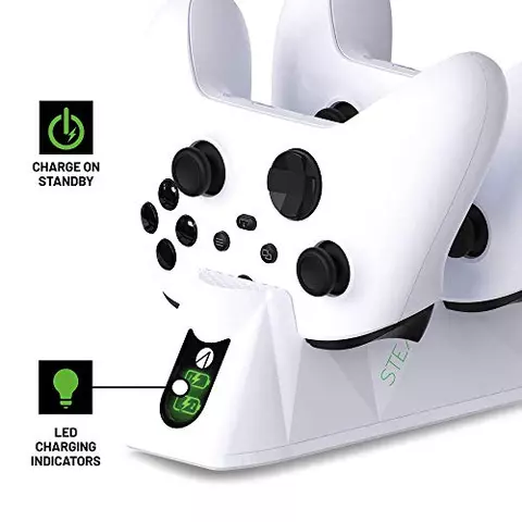 Comprar Pack Doble Estaciones de Carga Dock Blanco Xbox Series Blanco