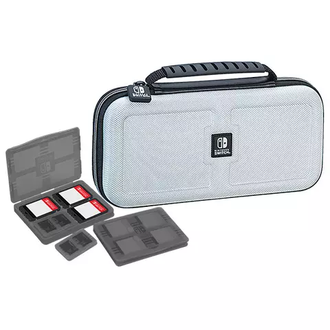 Comprar Funda Deluxe Travel Case Blanca/Negra Licenciada Switch