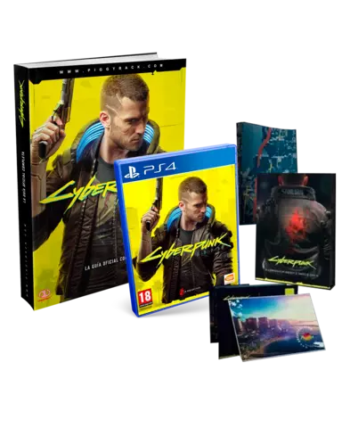 Comprar Cyberpunk 2077 Edición Day One + Guía Cyberpunk 2077 PS4 Day One + Guía Estándar