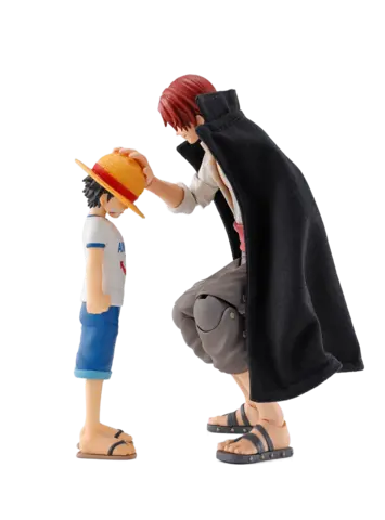 Reservar Pack Figuras Shanks y Luffy Niño One Piece SH FIguarts Tamashii Figuras de Videojuegos Estándar