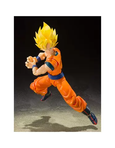 Reservar Figura Son Goku Super Saiyan Full Power 14 cm Dragon Ball Z SH Figuarts Re-Run Figuras de Videojuegos Estándar